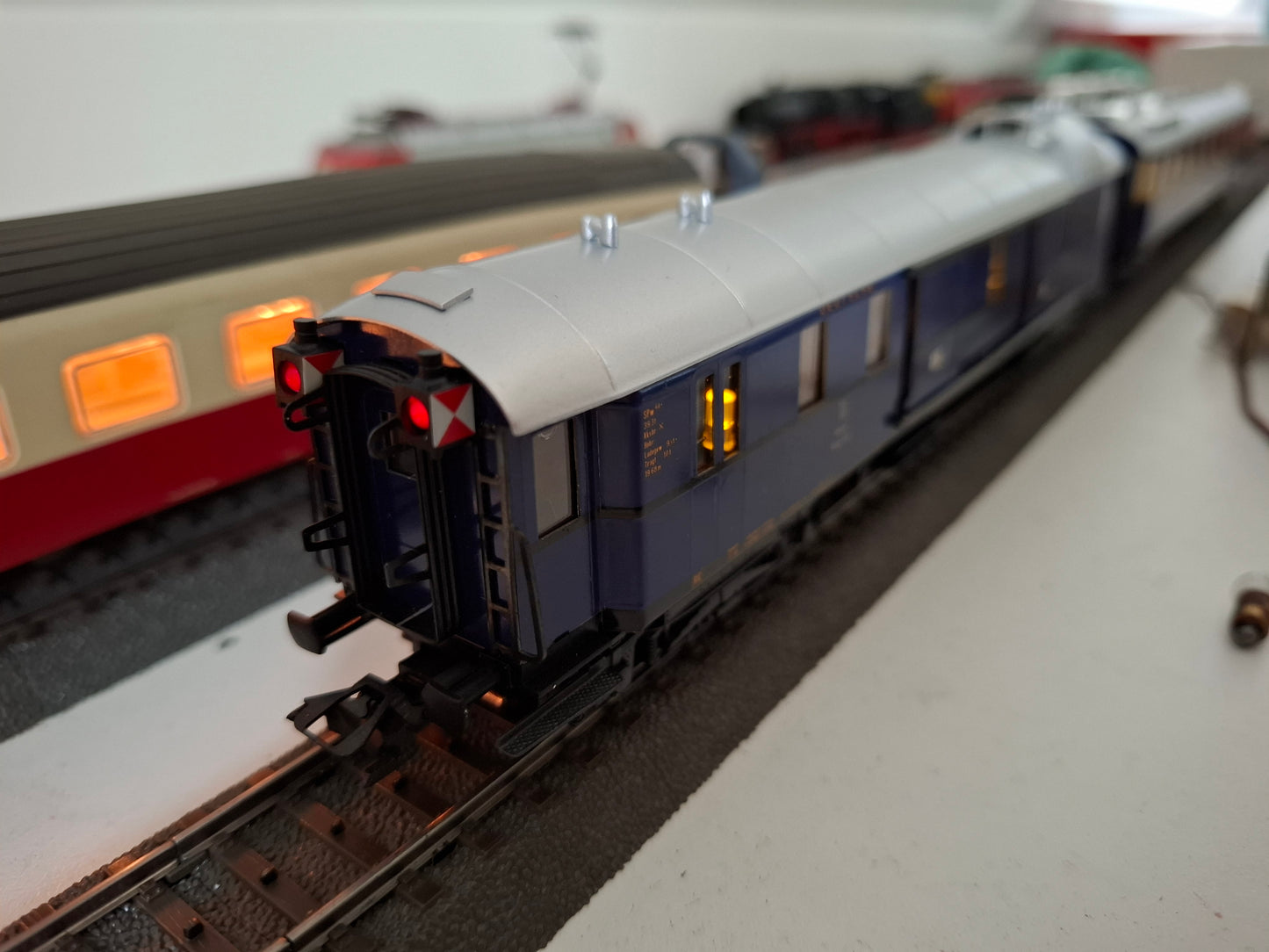 Märklin H0 - 42283 - 6-delige wagenset Rheingold van de DRG, met verlichting