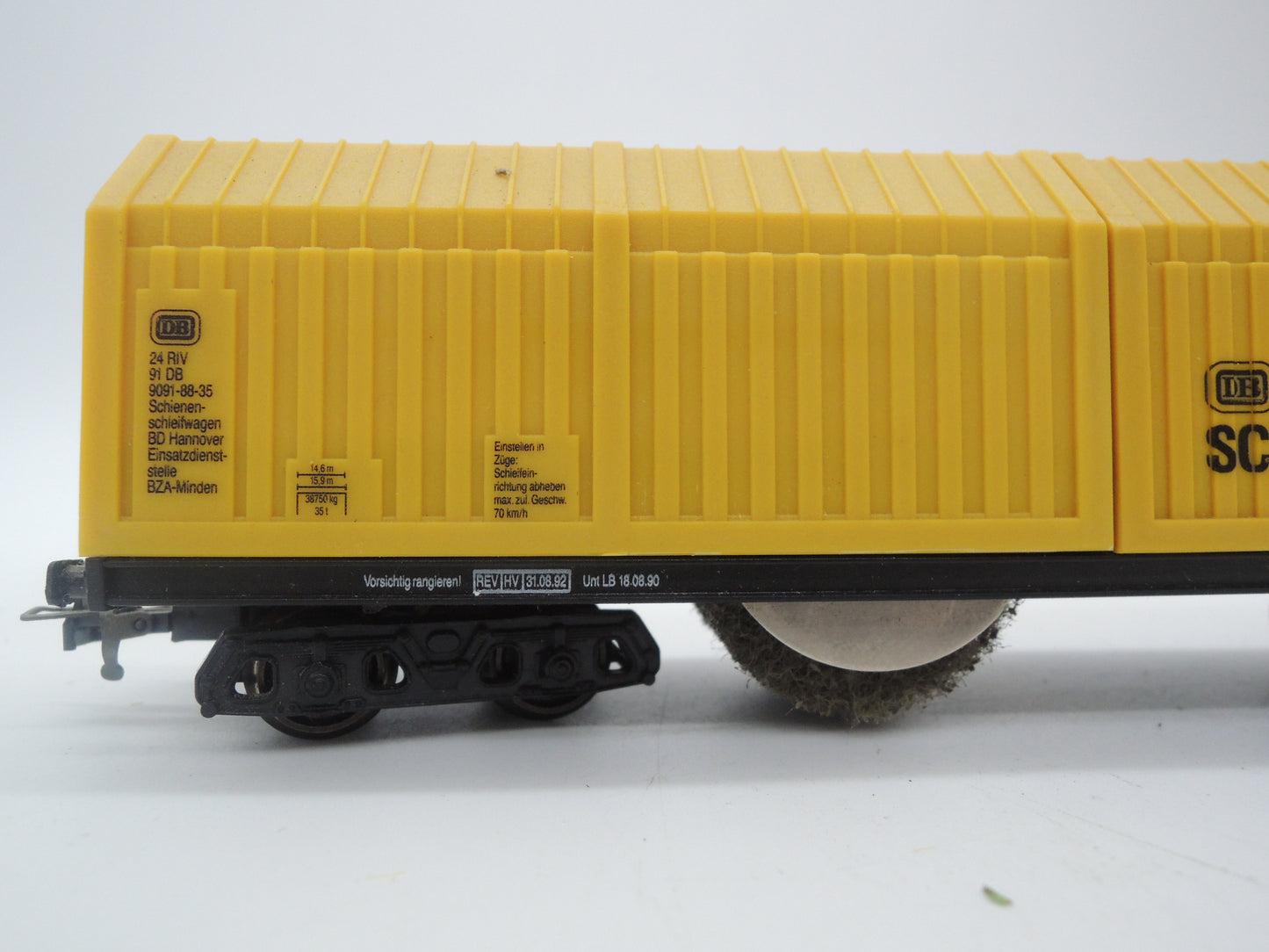 Lux-Modellbau H0 - 9130 - Rail- en bovenleidings slijpwagen van de DB