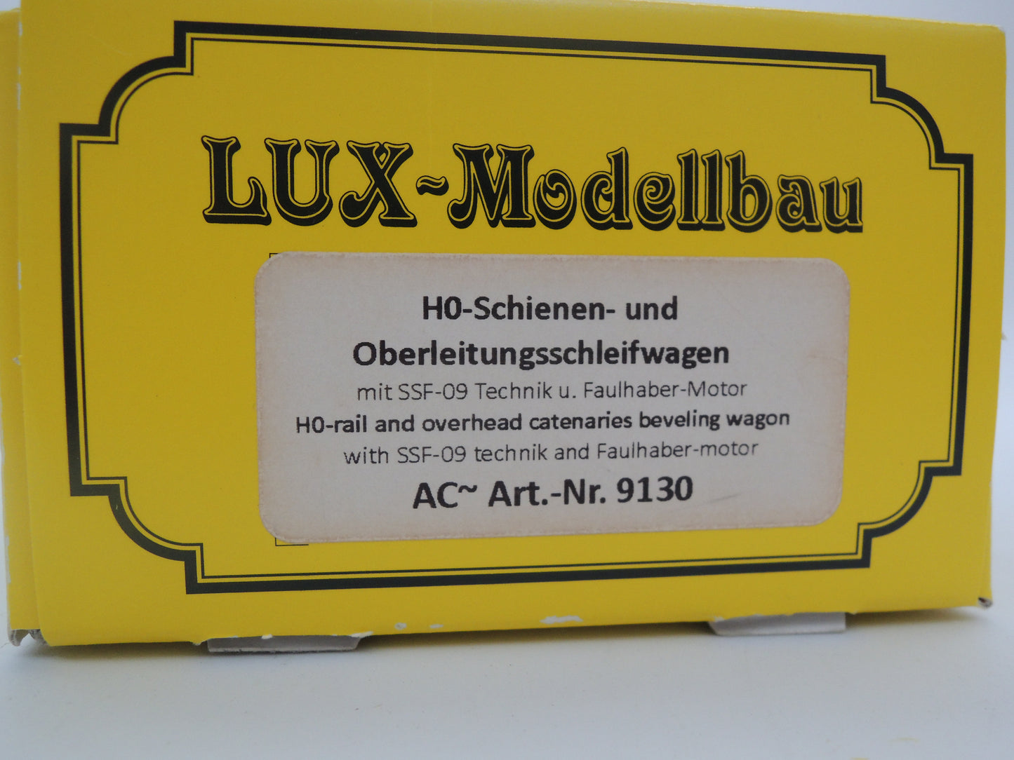 Lux-Modellbau H0 - 9130 - Rail- en bovenleidings slijpwagen van de DB