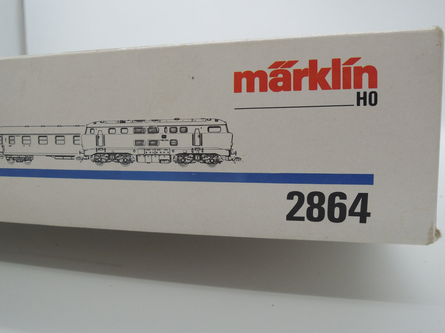 Märklin H0 - 2864 - Treinset met V160 "Lollo" en 4 sneltreinrijtuigen UIC-x van de DB - Analoog