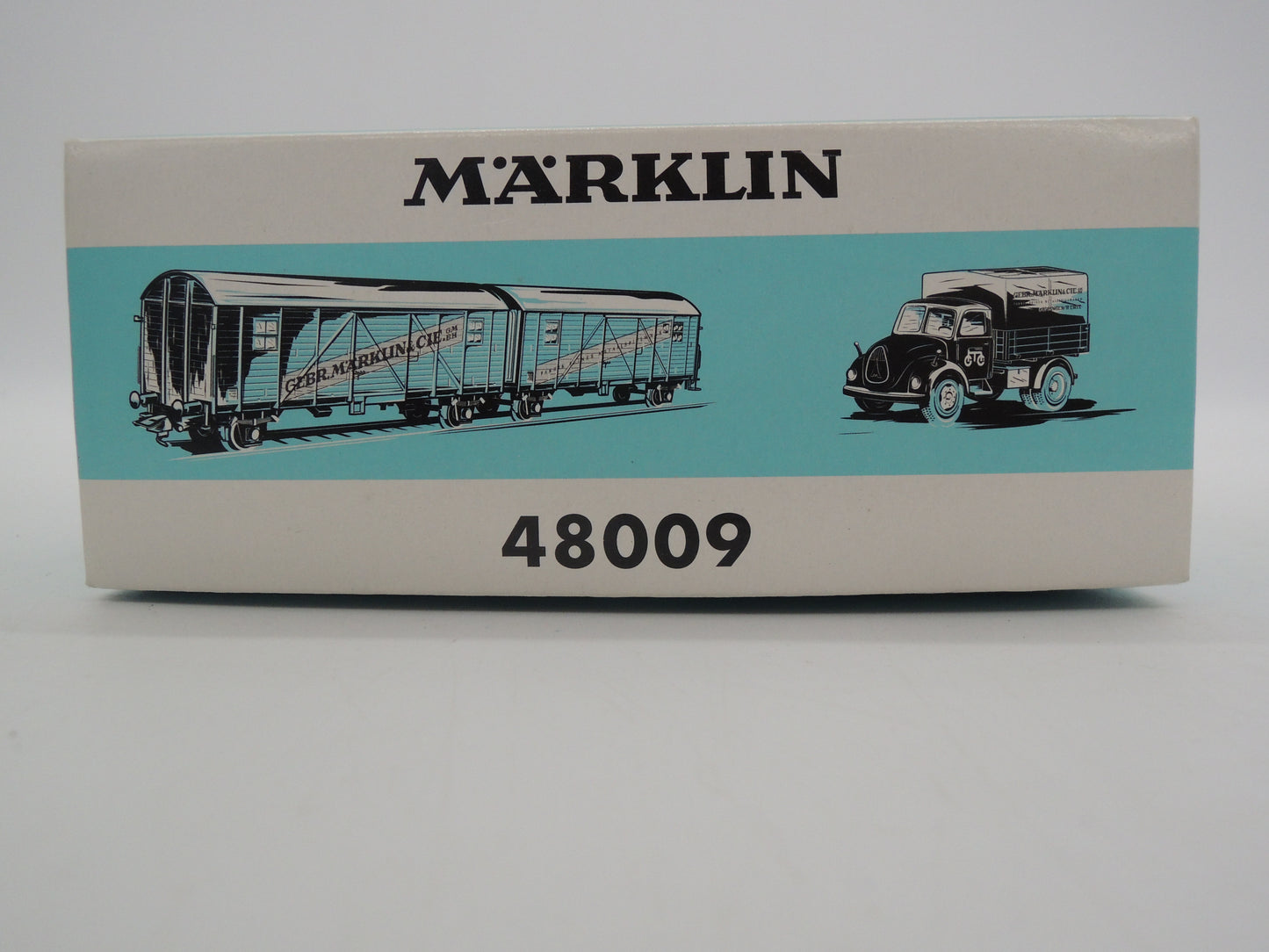 Märklin H0 - 48009 - Wagenpaar „Leig-eenheid” type Gllmghs 37 van de DB