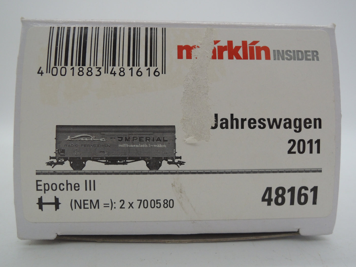 Märklin H0 - 48161 - Gesloten goederenwagen van de DB - Insider