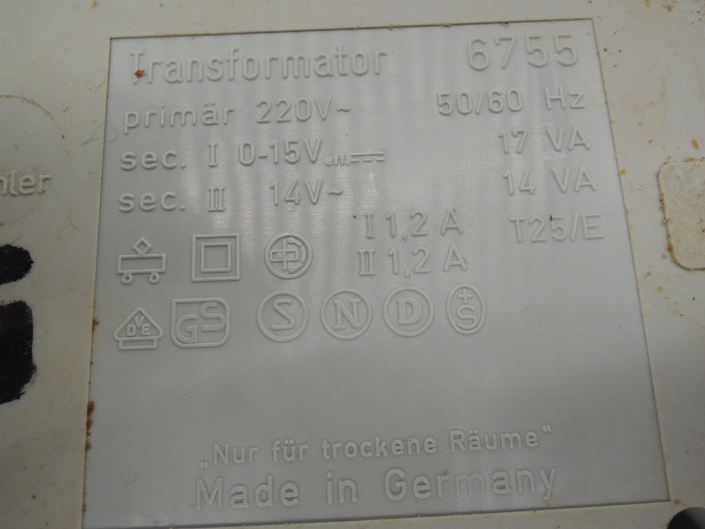 Fleischmann H0 - 6755 - MSF-Trafo