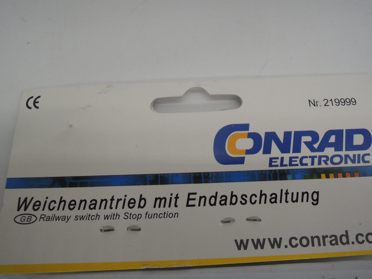 Conrad H0 - 219999 - Wisselaandrijving met eindafschakeling