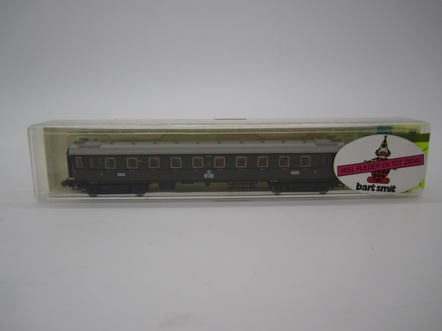Minitrix N - 13374 - 3e klas rijtuig van de DRG, met verlichting