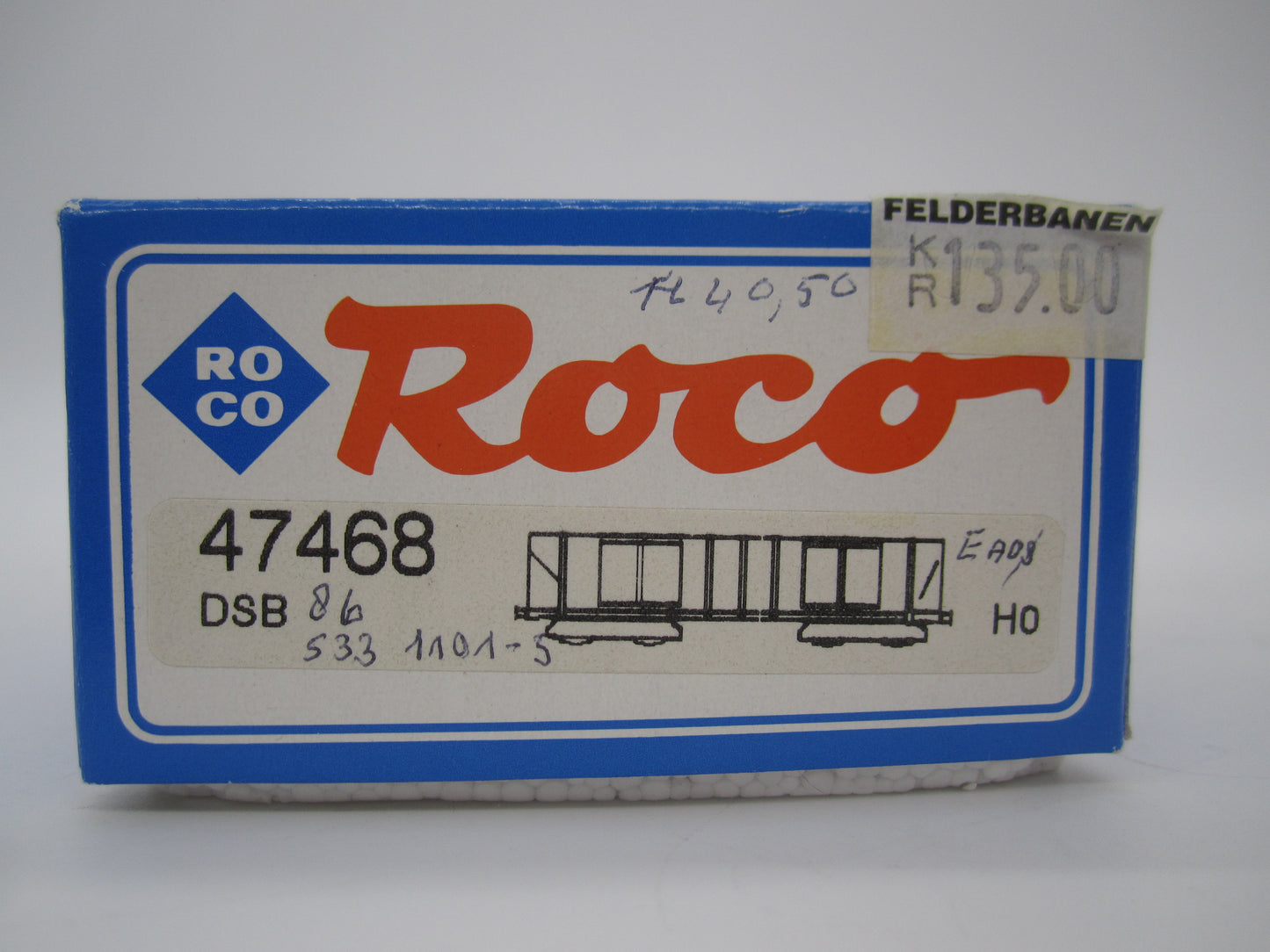 Roco H0 - 47468 - 4-assige hoogeboordwagen van de DB
