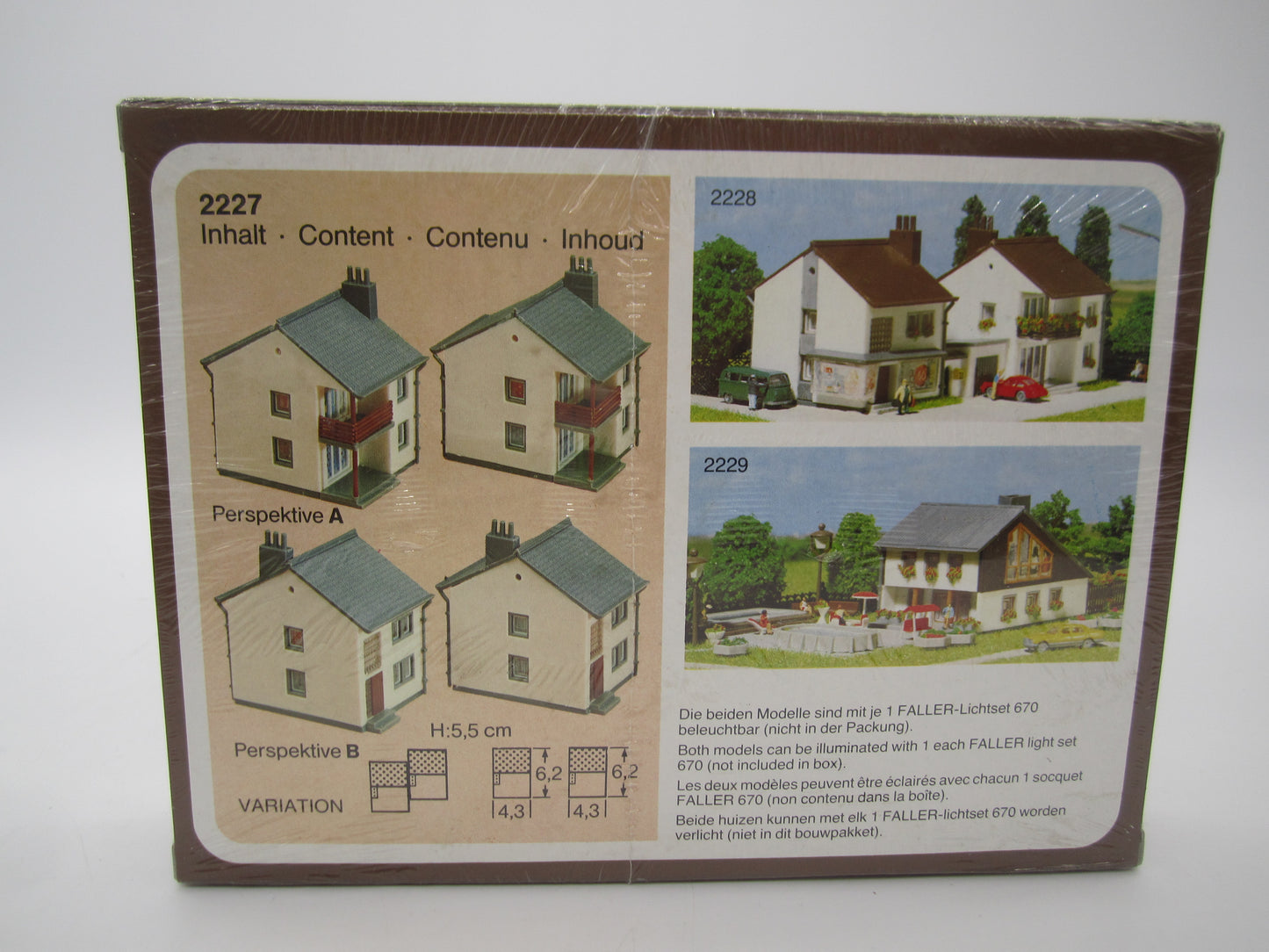 Faller N - 2227 - Bouwpakket van twee geschakelde huisjes