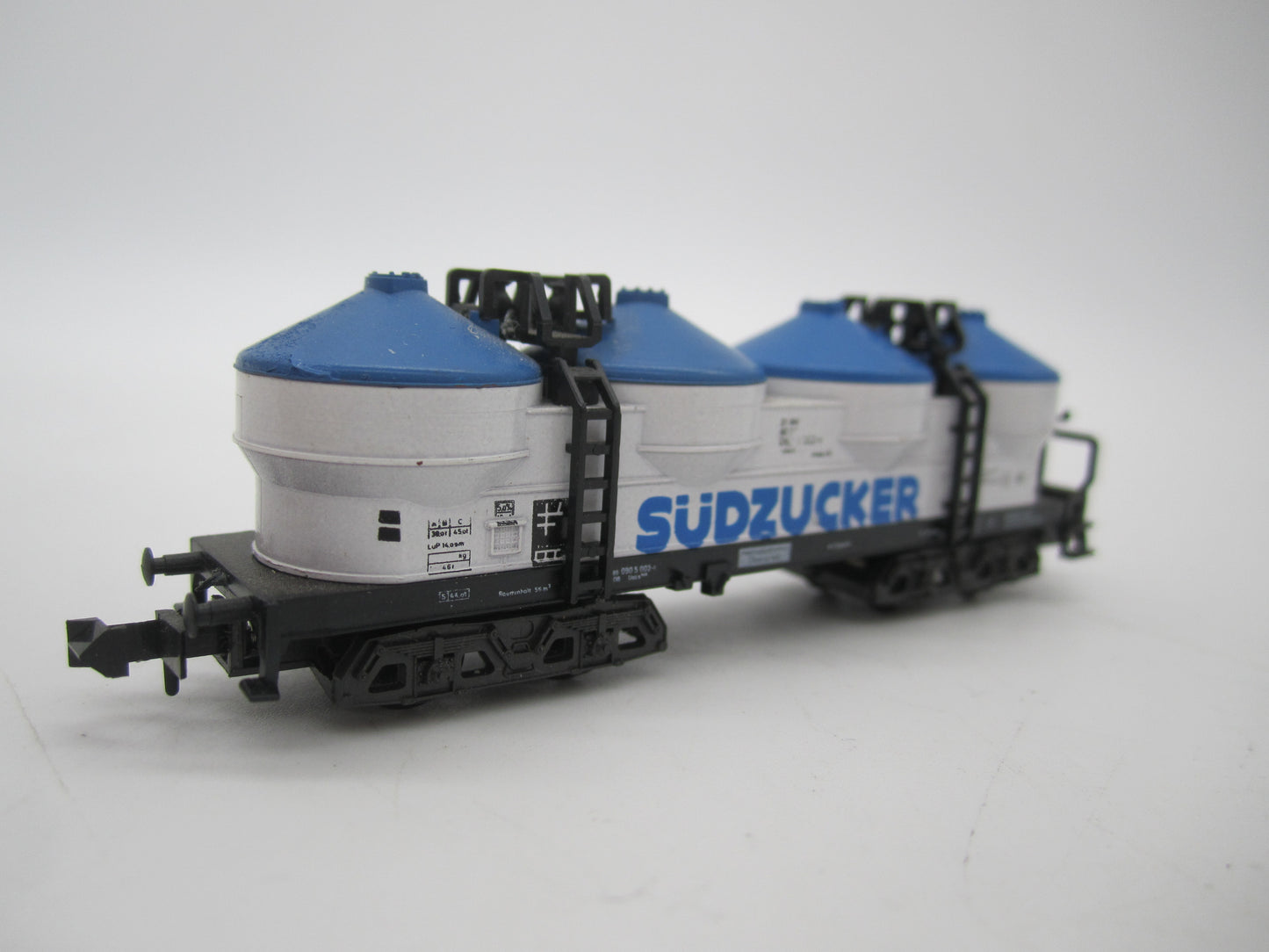 Minitrix N - 51 3518 00 - 4-assige silowagen "Südzucker" van de DB