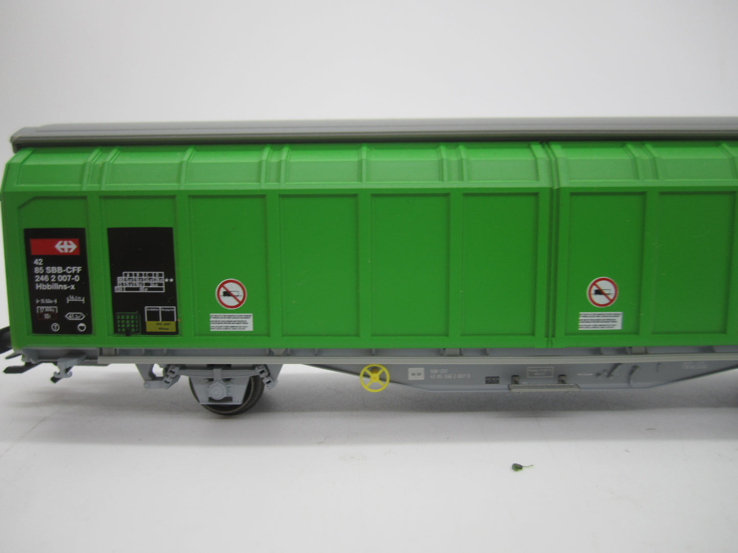 Märklin H0 - 48022 - 2-assige schuifwandwagen van de SBB-CFF, groen