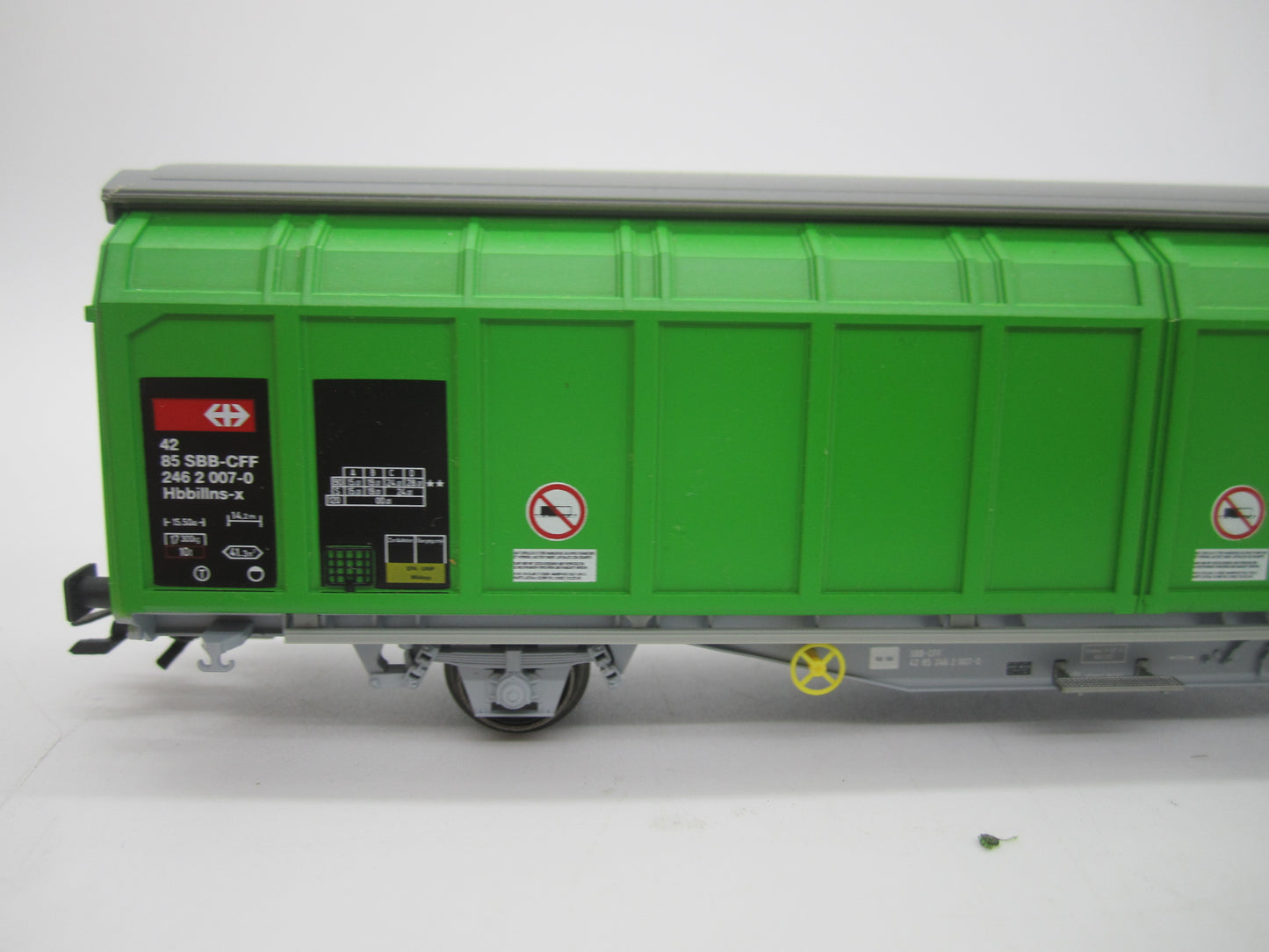 Märklin H0 - 48022 - 2-assige schuifwandwagen van de SBB-CFF, groen