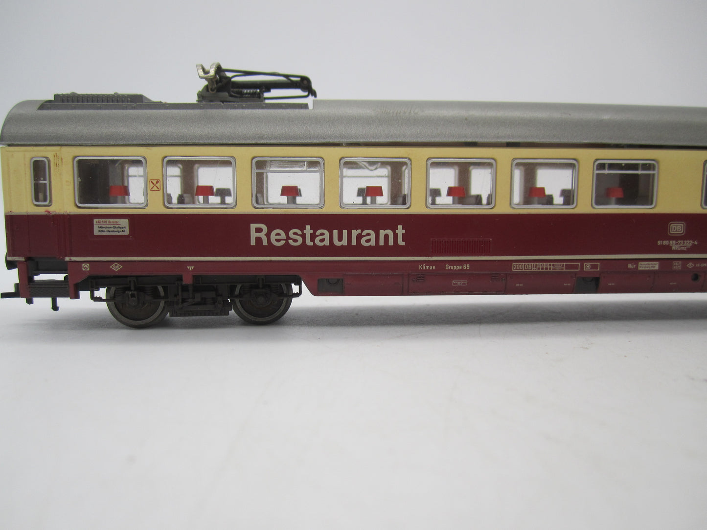 Fleischmann H0 - 5162 - TEE Restaurant rijtuig van de DB, met verlichting