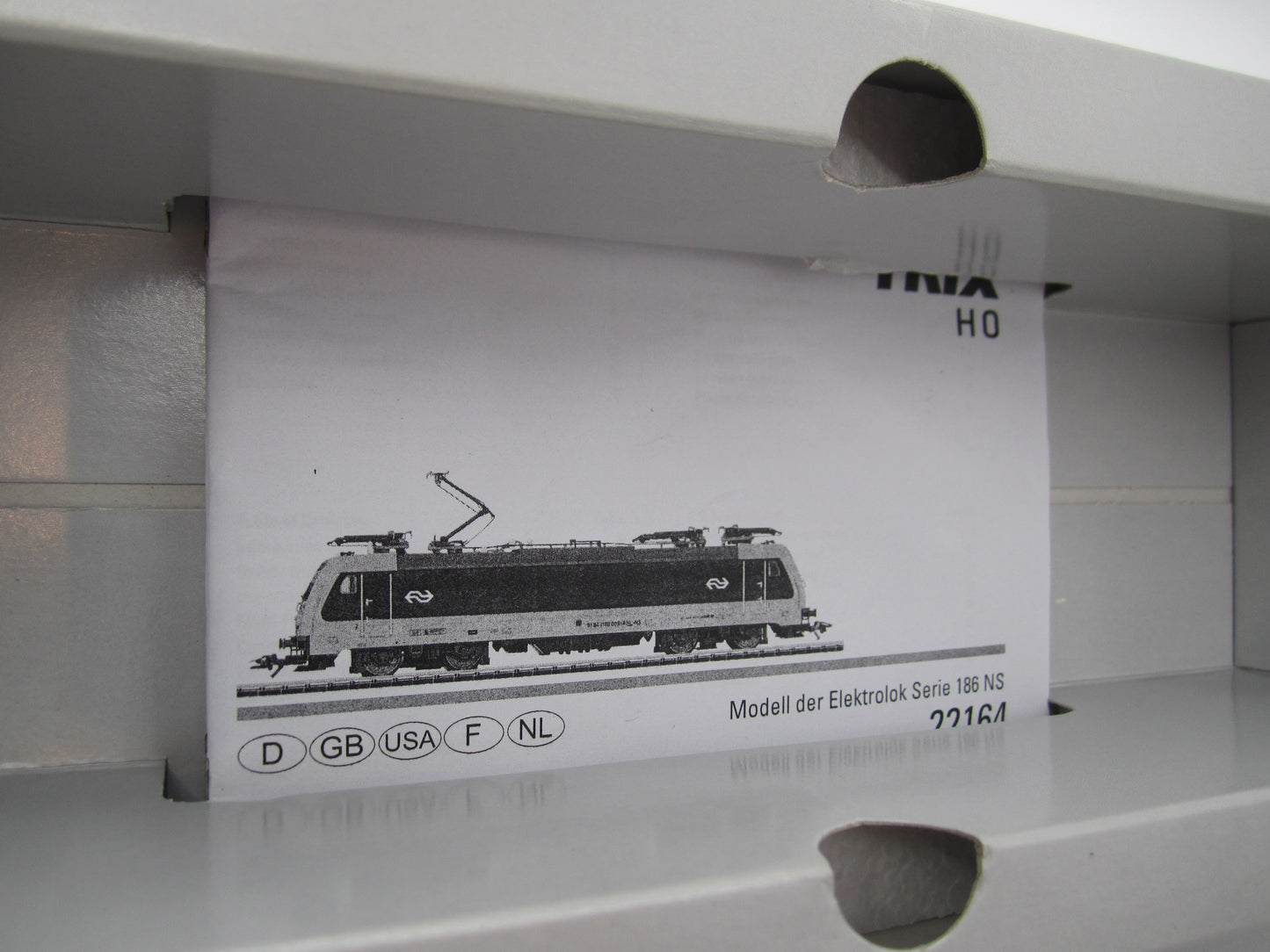 Trix H0 - 22164 - E-loc, BR E-186 van de NS - Digitaal MFX/Sound