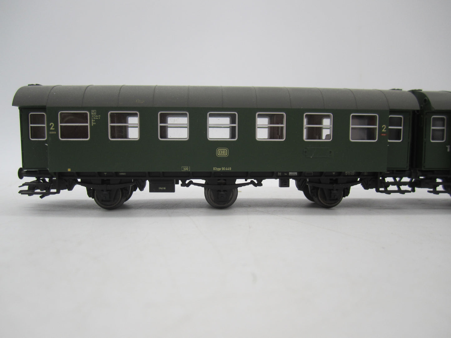 Märklin H0 - 00795-10 - Dubbelsetje Umbauwagen 2e klas met bagagedeel van de DB