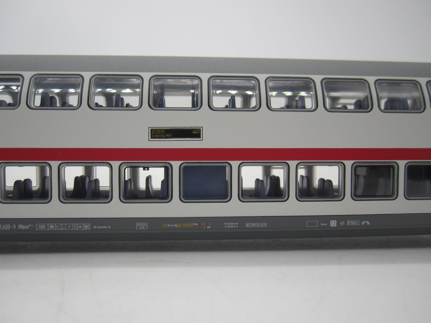 Märklin H0 - 43484 - Dubbeldekker rijtuig IC2 2e klas, met verlichting van de DB