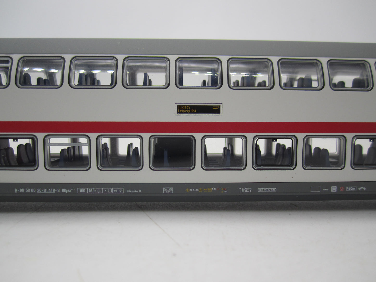 Märklin H0 - 43482 - Dubbeldekker rijtuig IC2 2e klas, met verlichting van de DB