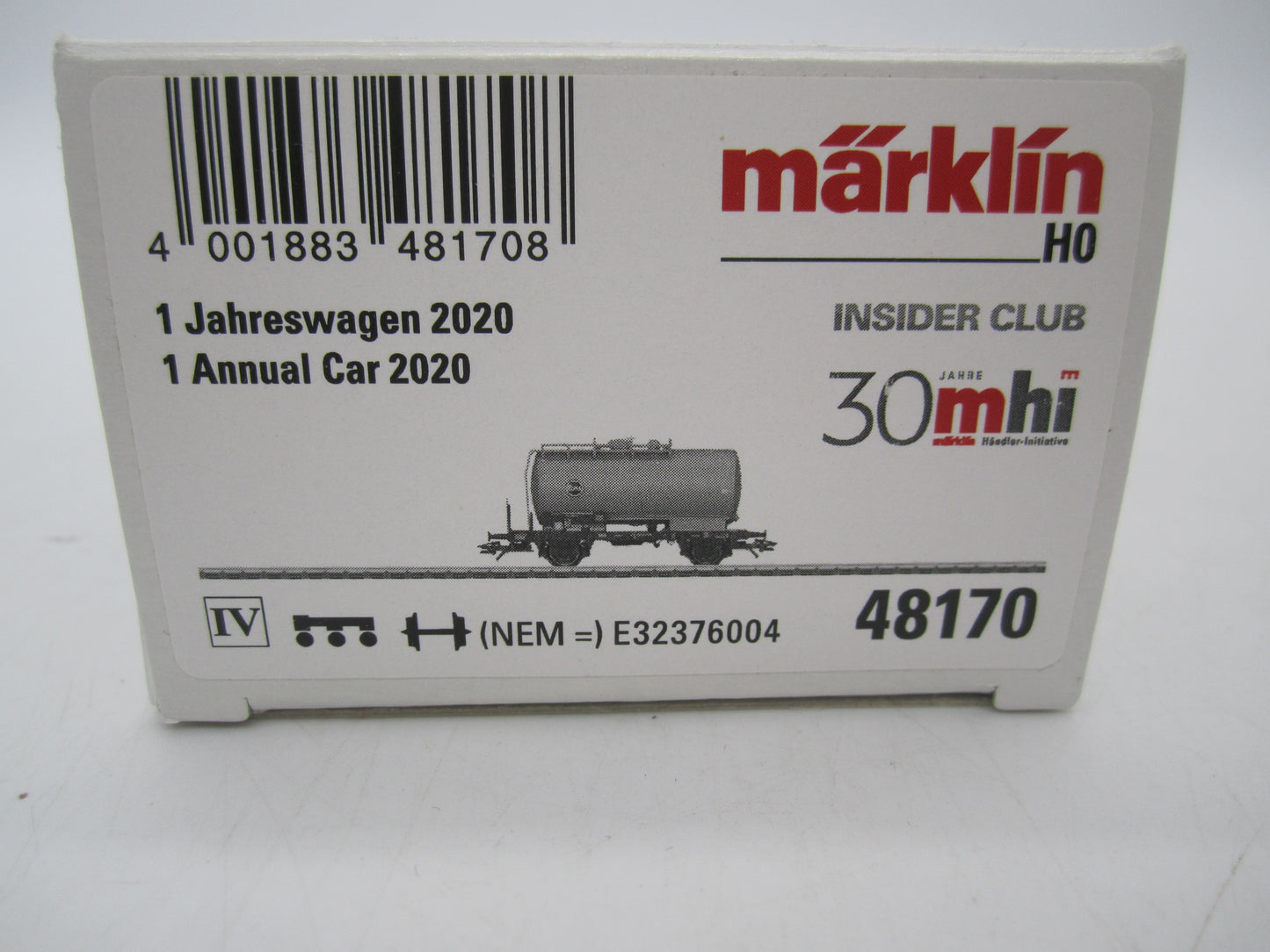 Märklin H0 - 48170 - Ketelwagen "Eva" van de DB - Insider