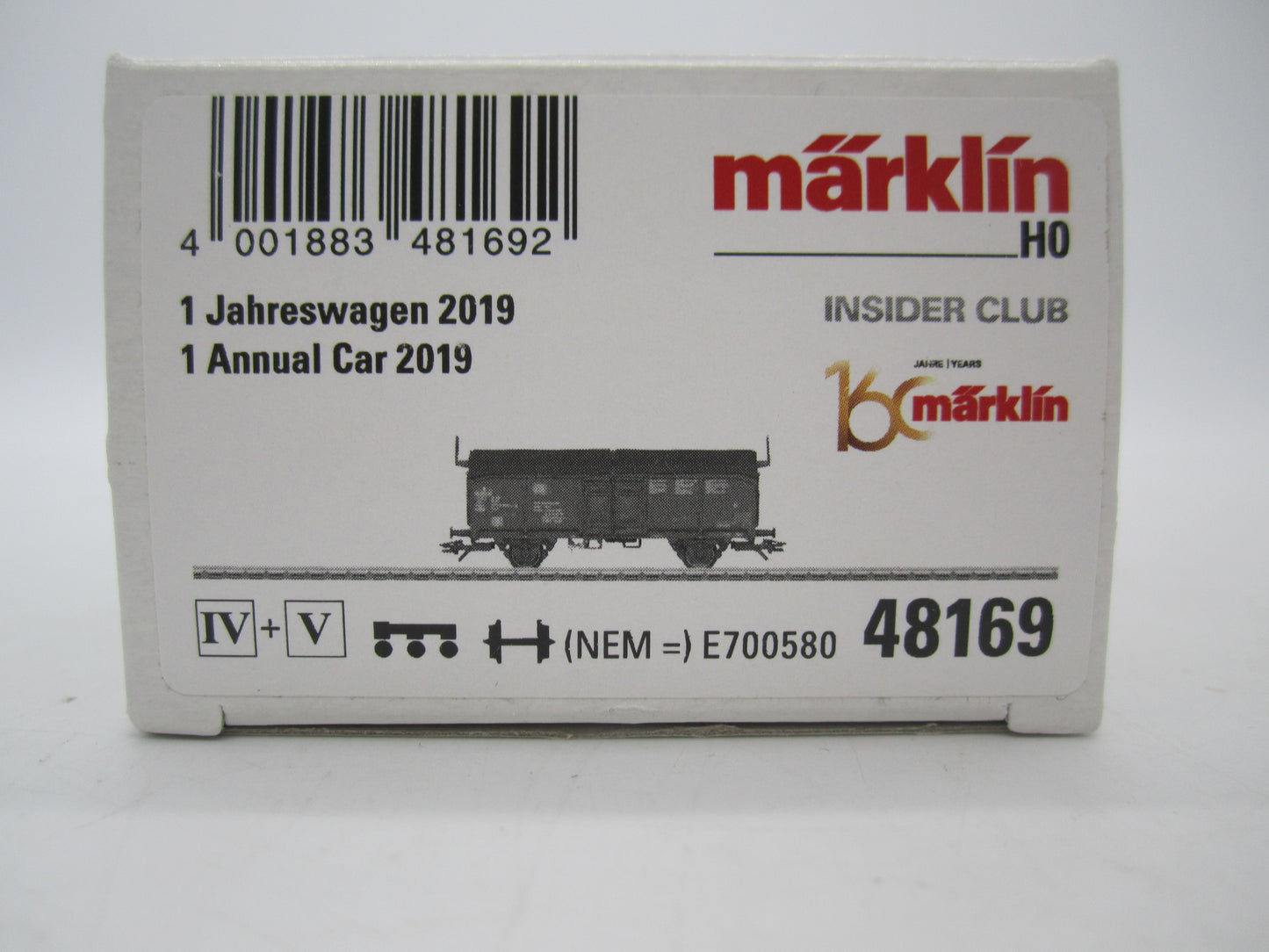 Märklin H0 - 48169 - Schuifdakwagen van de DB - Insider
