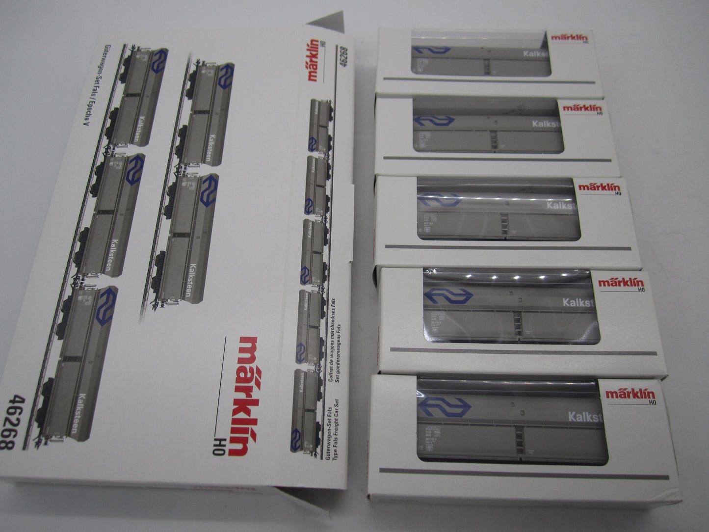 Märklin H0 - 46268 - 5-delige set fals "Kalksteen" van de NS