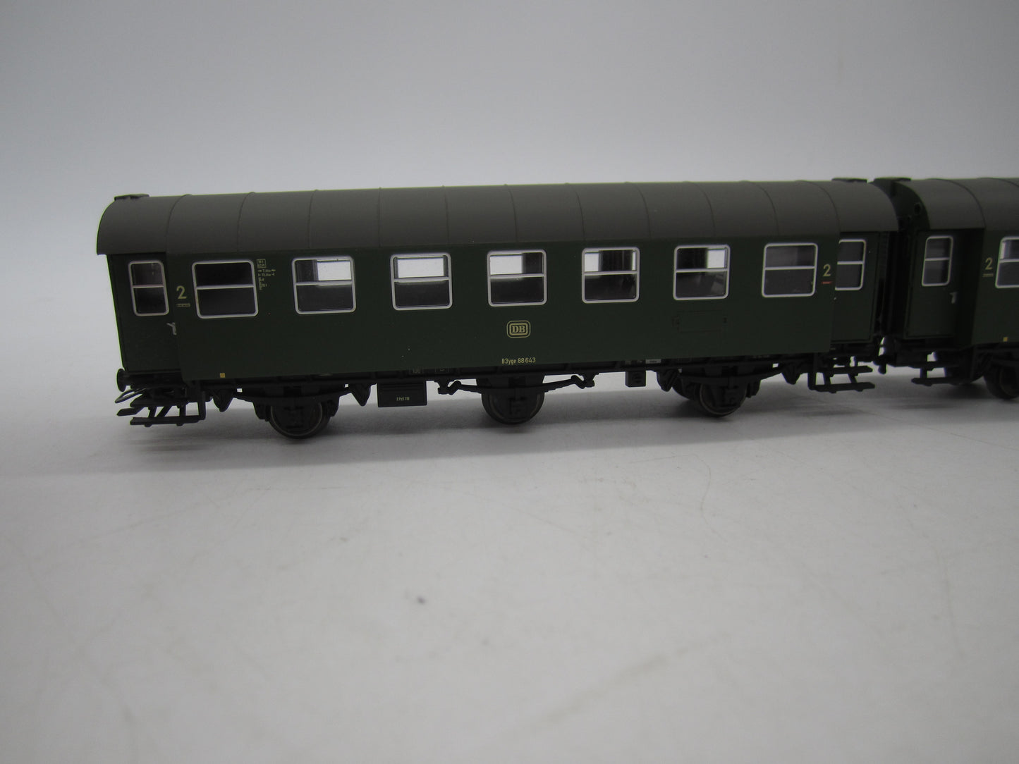 Märklin H0 - 00795-11 - Dubbelsetje Umbauwagen 2e klas met bagagedeel van de DB