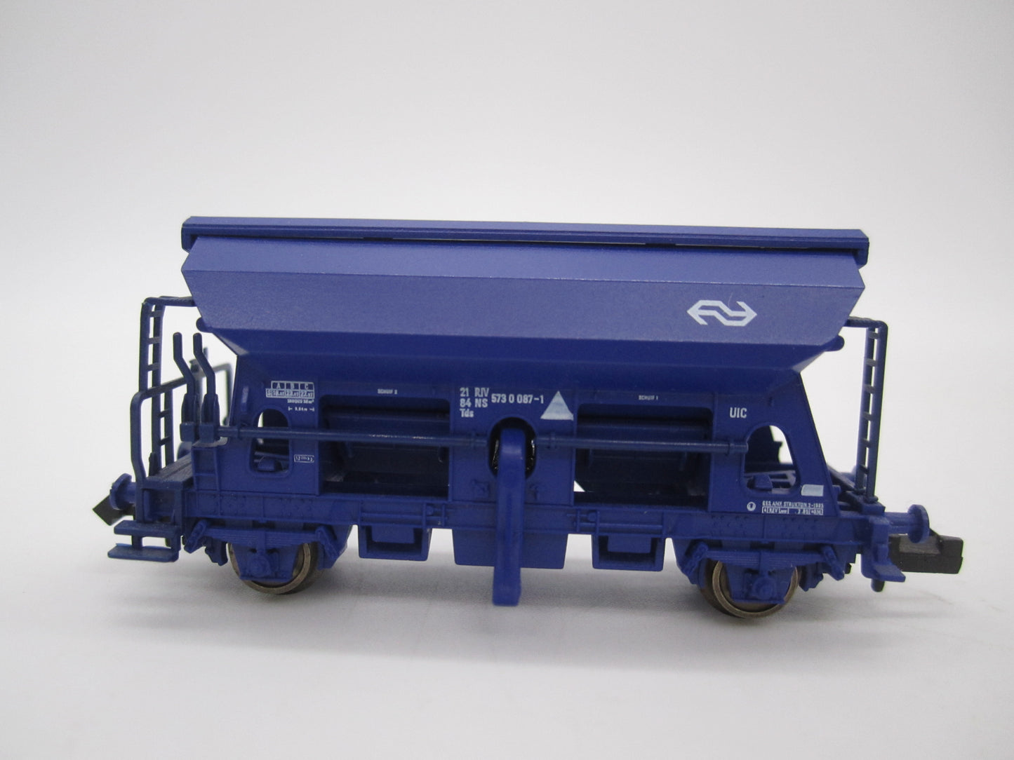 Fleischmann Piccolo N - 8751 - Blauwe onderlosser, met zwenkdak van de NS