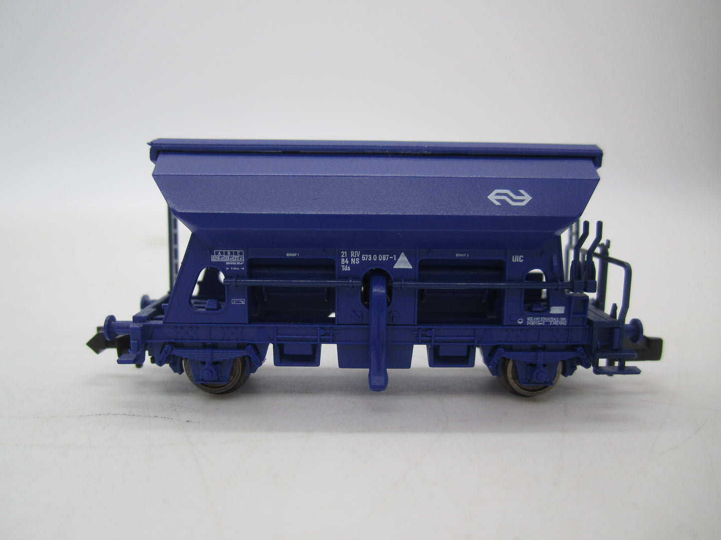 Fleischmann Piccolo N - 8751 - Blauwe onderlosser, met zwenkdak van de NS