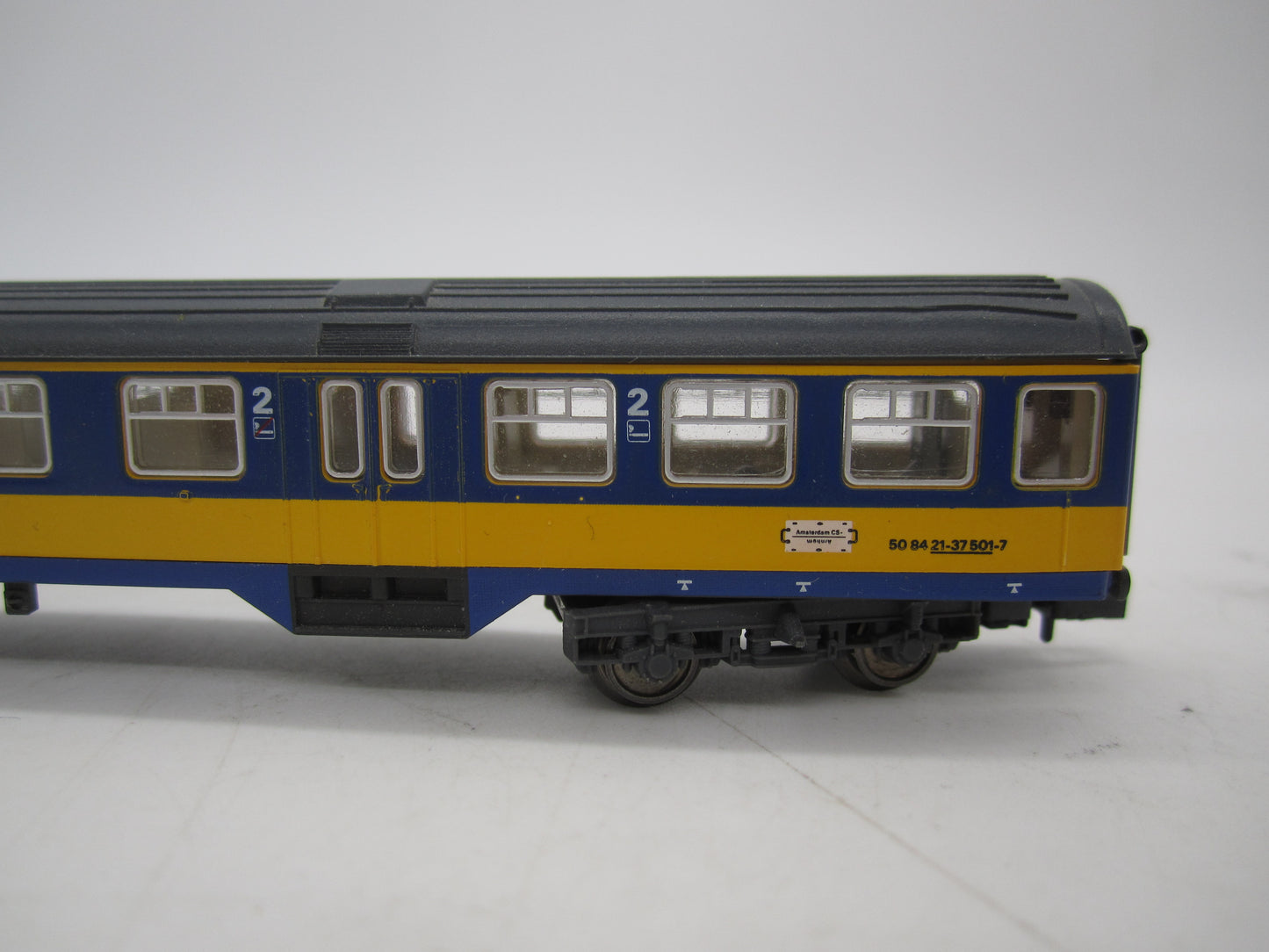 Fleischmann N - 8656 - Personenwagen Plan W van de NS, met verlichting