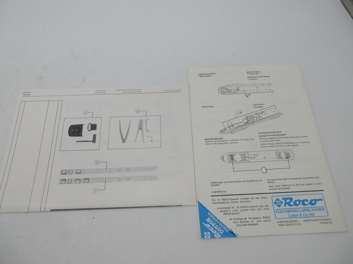 Roco N - 02167 A - 4-delige treinset VR 11.5 TEE van de DB - Met verlichting