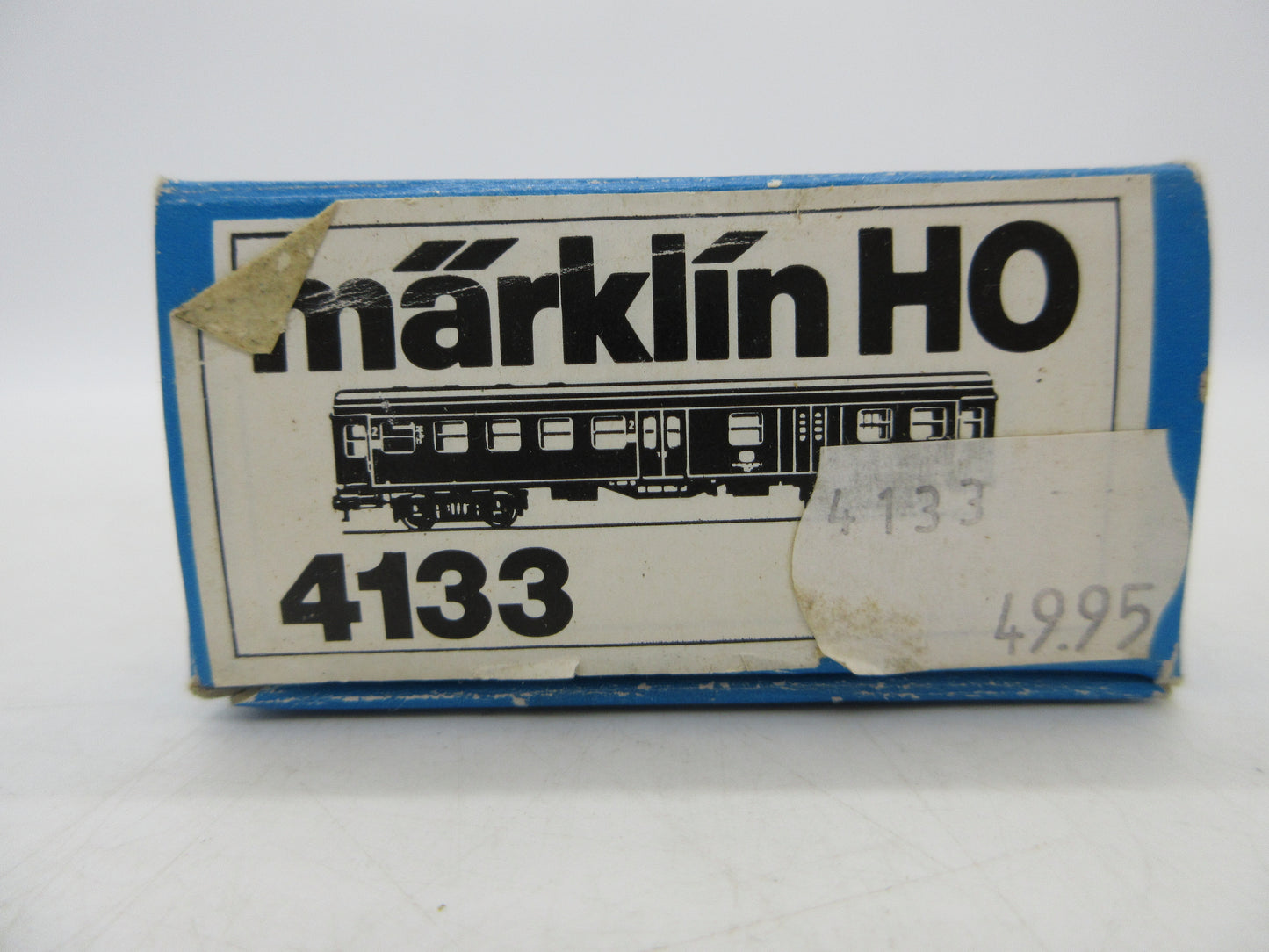 Märklin H0 - 4133 - Personenrijtuig 2e klas, met bagagedeel van de DB, met verlichting