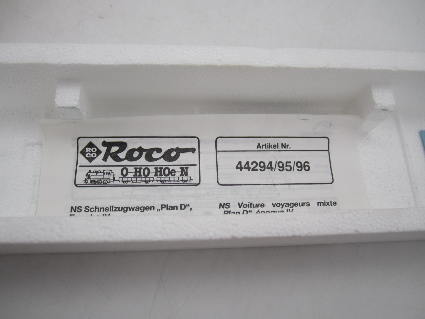 Roco H0 - 44294 - Personenwagen Plan-D AB 7404 van de NS
