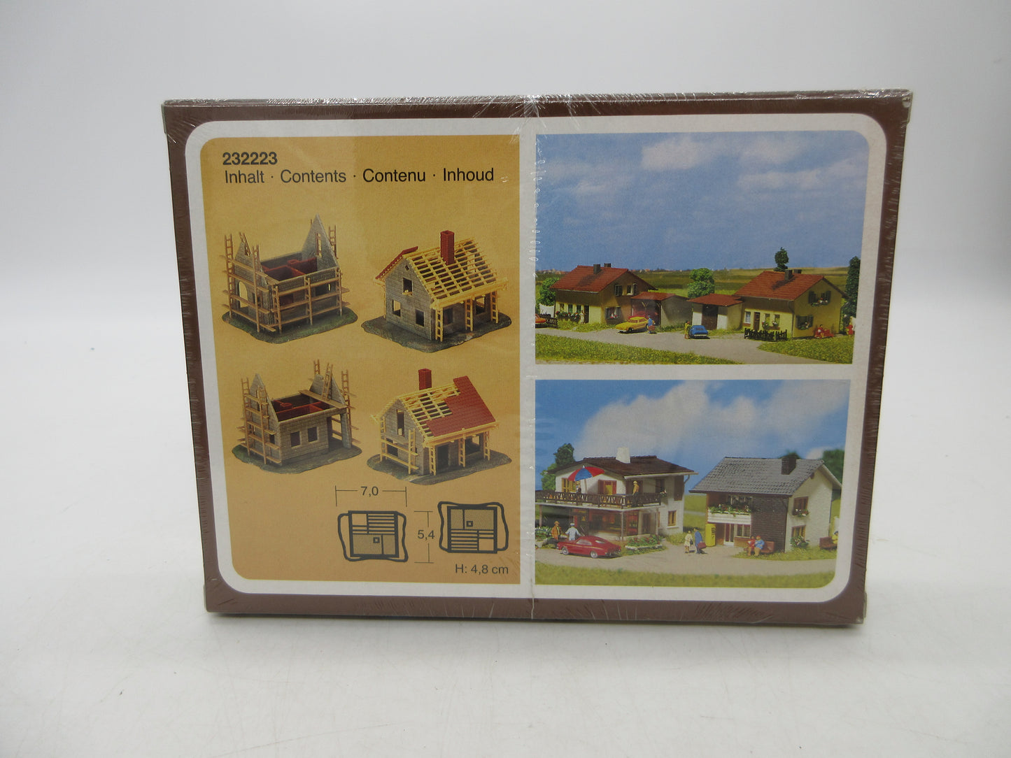 Faller N - 232223 - Bouwpakket: 2 huizen in aanbouw