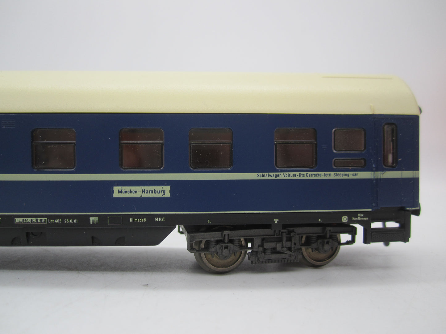 Fleischmann H0 - 5108 - TEN Slaapwagen van de DB, met verlichting