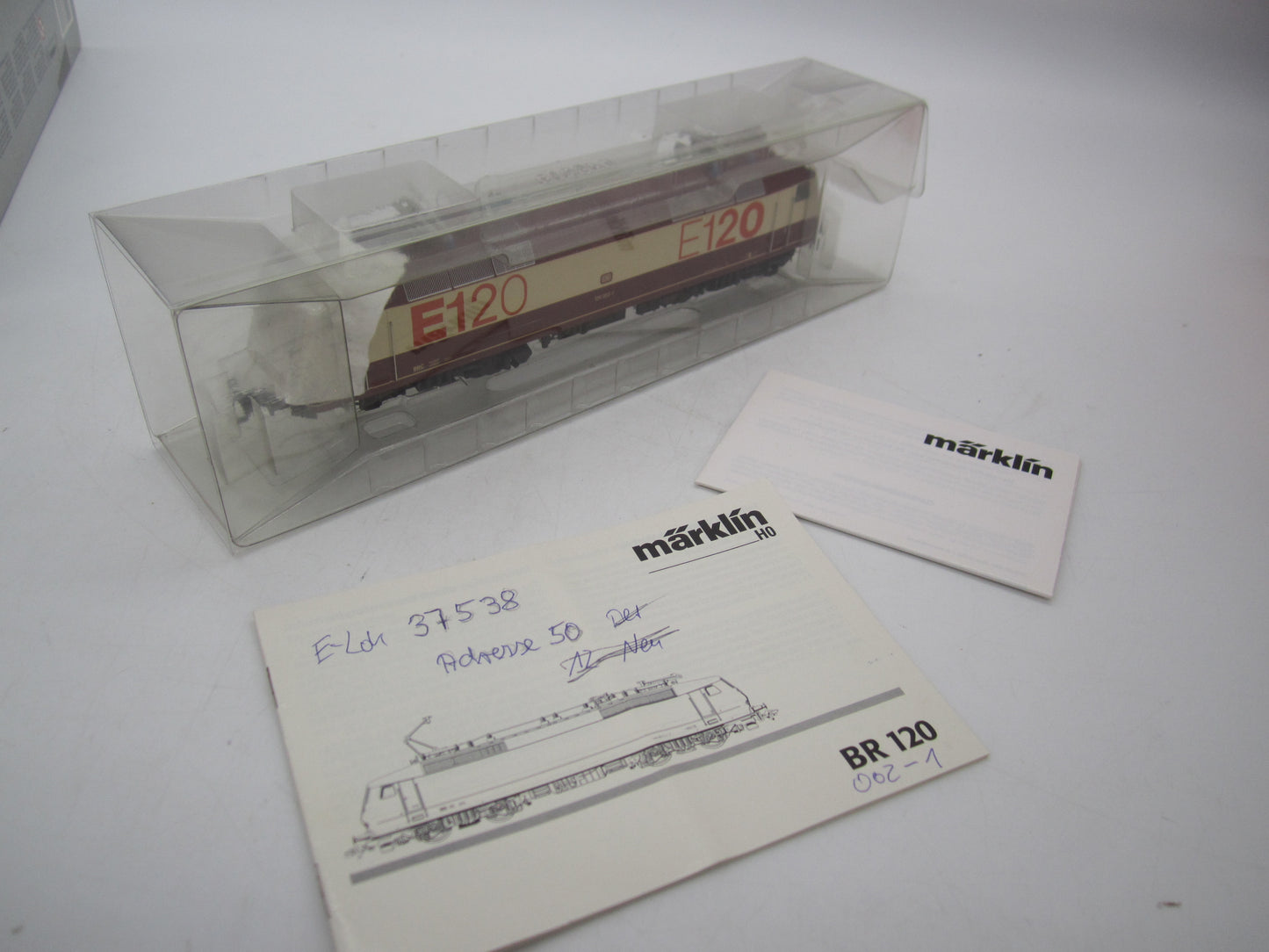 Märklin H0 - 37538 - E-loc, BR 120 TEE van de DB, digitaal/Tyfoon