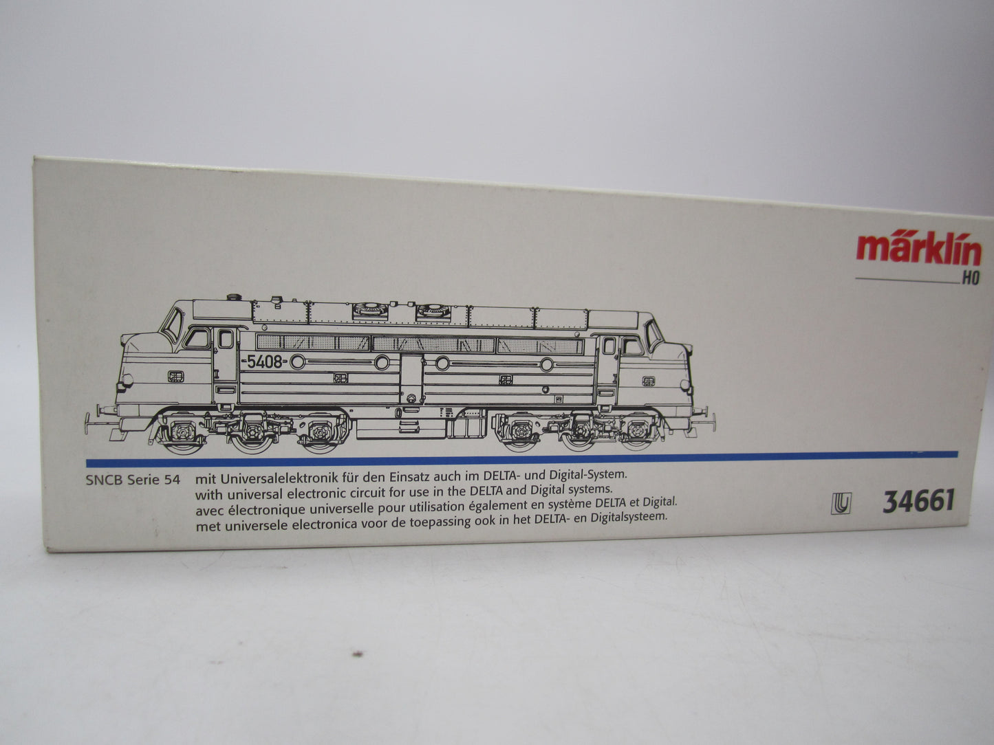 Märklin H0 - 34661 - Dieselloc, Serie 54 van de NMBS - Delta/Digitaal