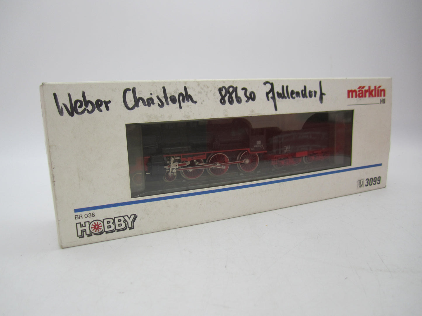 Märklin H0 - 3099.3 - Stoomloc met tender, BR 38 van de DB - Digitaal
