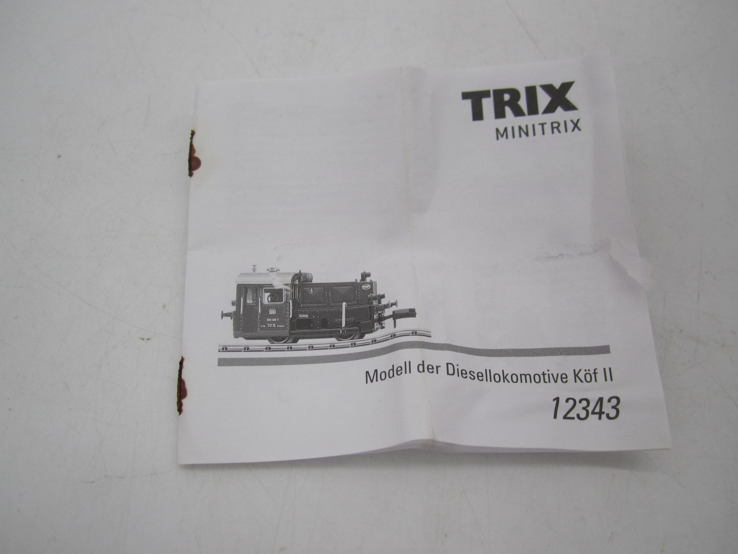 Minitrix N - 12343 - Dieselloc, BR 323 van de DB