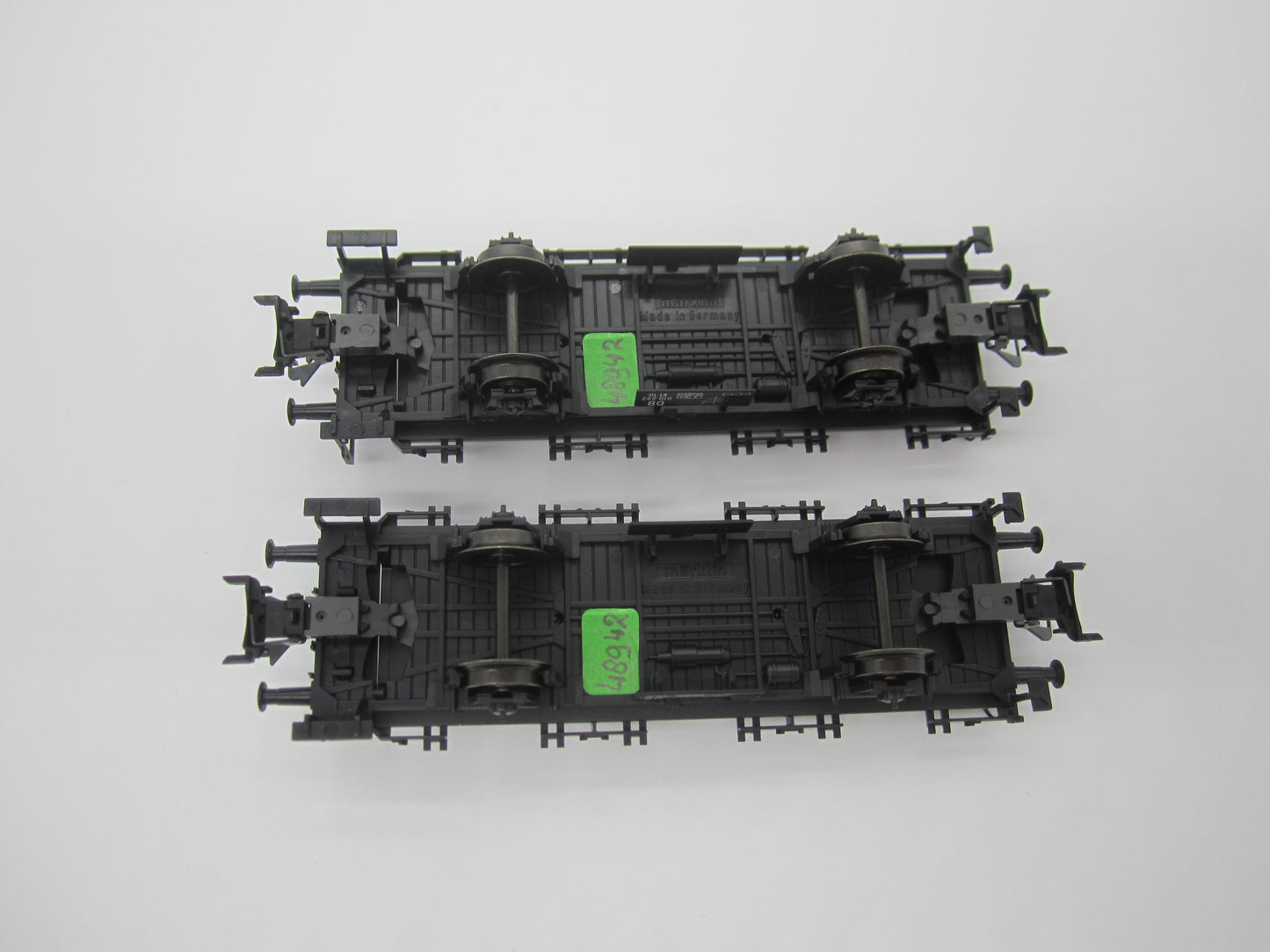 Märklin H0 - 48942 - Setje van 2 containerdraagwagens "Von haus zu haus" van de DB