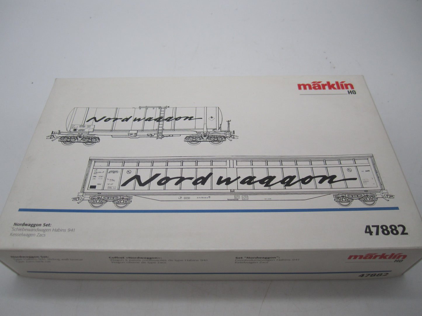 Märklin H0 - 47882 - 2-delige wagenset "Nordwaggon" van de SJ