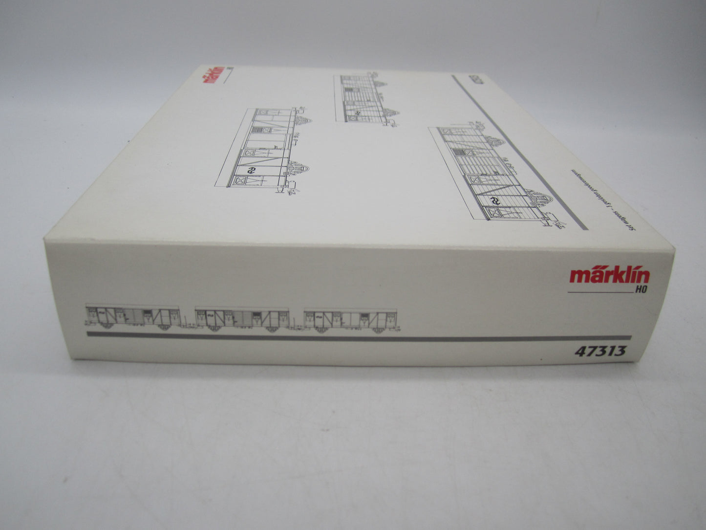 Märklin H0 - 47313 - 3-delige goederenwagenset van de NS, geweatherd