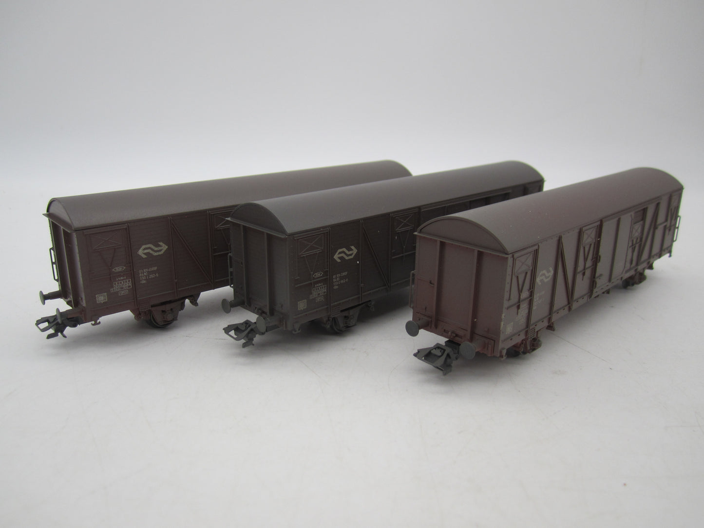 Märklin H0 - 47313 - 3-delige goederenwagenset van de NS, geweatherd