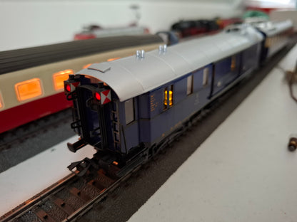 Märklin H0 - 42283 - 6-delige wagenset Rheingold van de DRG, met verlichting