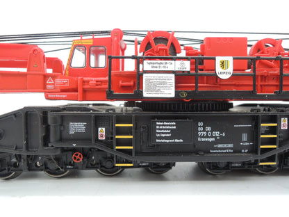 Märklin H0 - 49952 - 3-delige Goliath kraanset van de DB, digitaal stuurbaar, rood