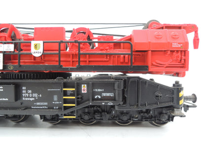 Märklin H0 - 49952 - 3-delige Goliath kraanset van de DB, digitaal stuurbaar, rood