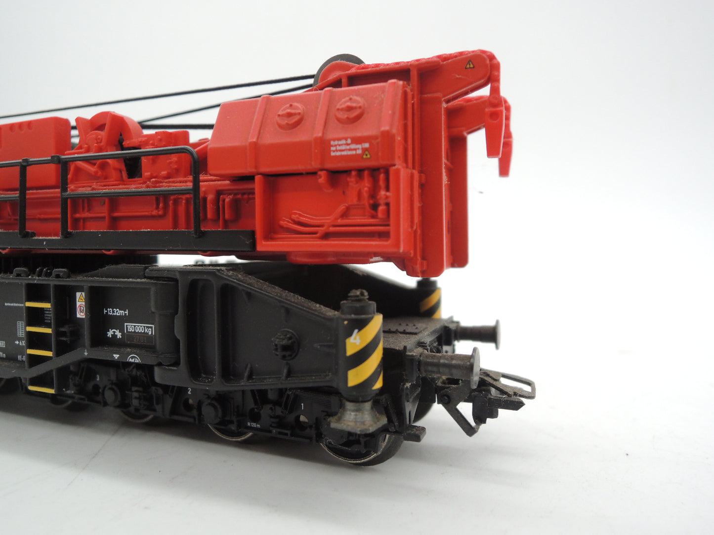 Märklin H0 - 49952 - 3-delige Goliath kraanset van de DB, digitaal stuurbaar, rood