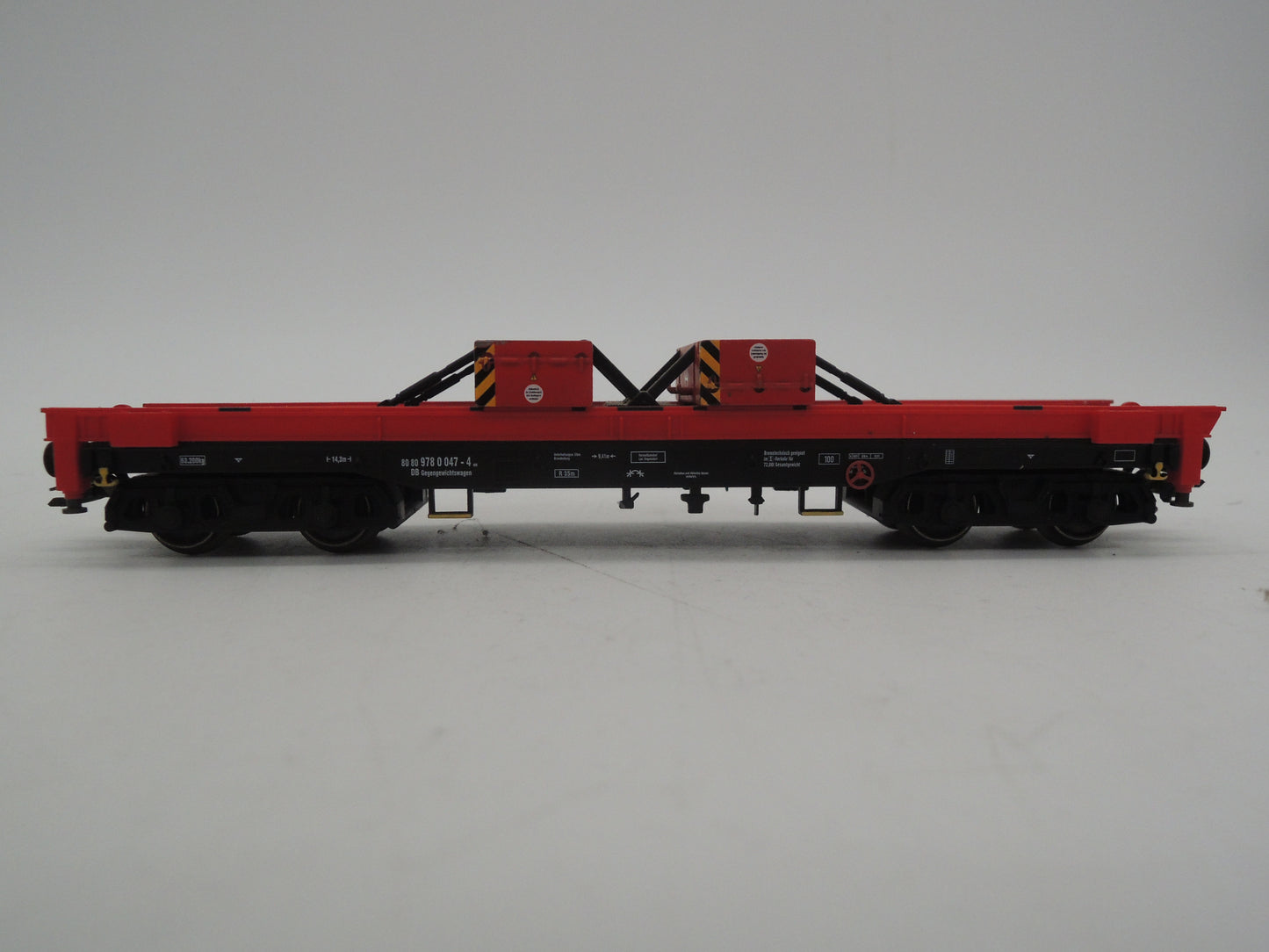Märklin H0 - 49952 - 3-delige Goliath kraanset van de DB, digitaal stuurbaar, rood