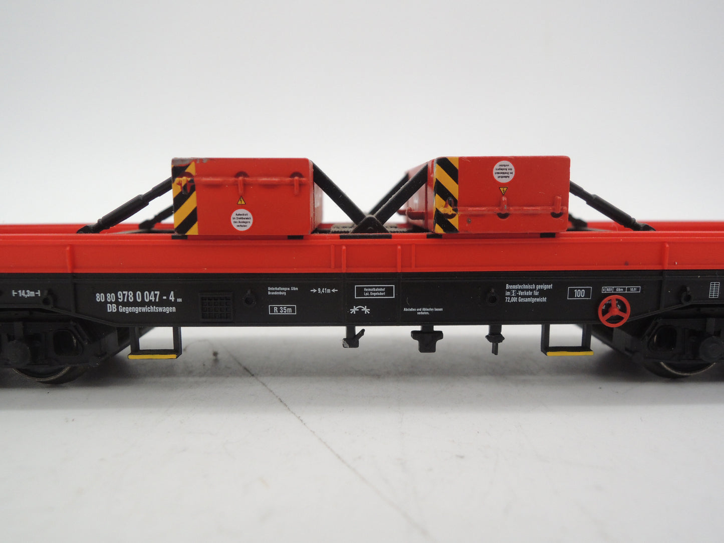 Märklin H0 - 49952 - 3-delige Goliath kraanset van de DB, digitaal stuurbaar, rood