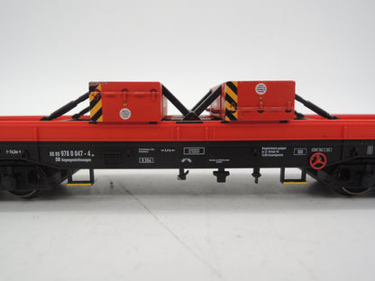 Märklin H0 - 49952 - 3-delige Goliath kraanset van de DB, digitaal stuurbaar, rood
