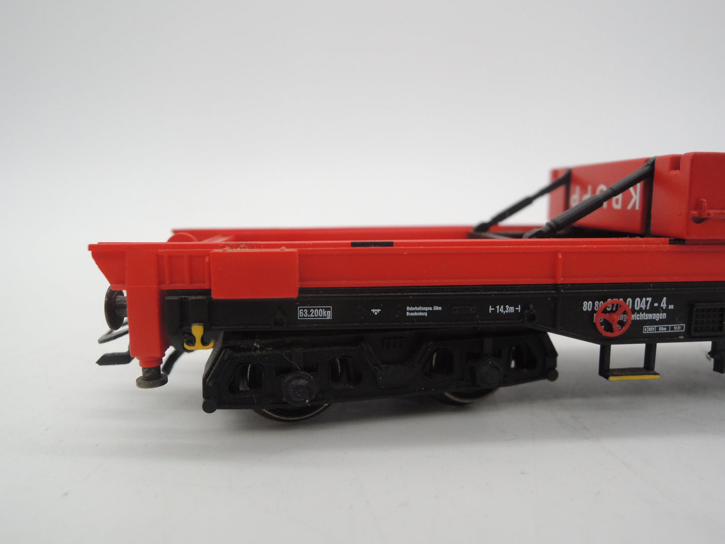 Märklin H0 - 49952 - 3-delige Goliath kraanset van de DB, digitaal stuurbaar, rood