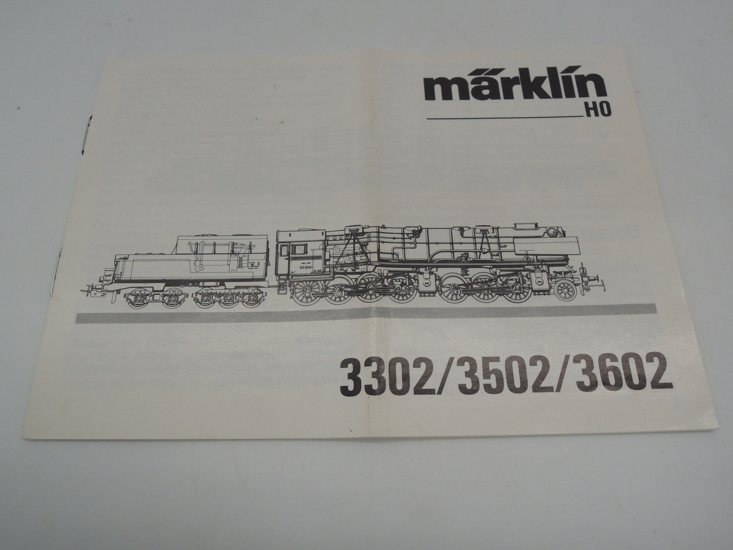 Märklin H0 - 3502 - Stoomloc met tender, BR 53 "Mallet" van de DB, digitaal