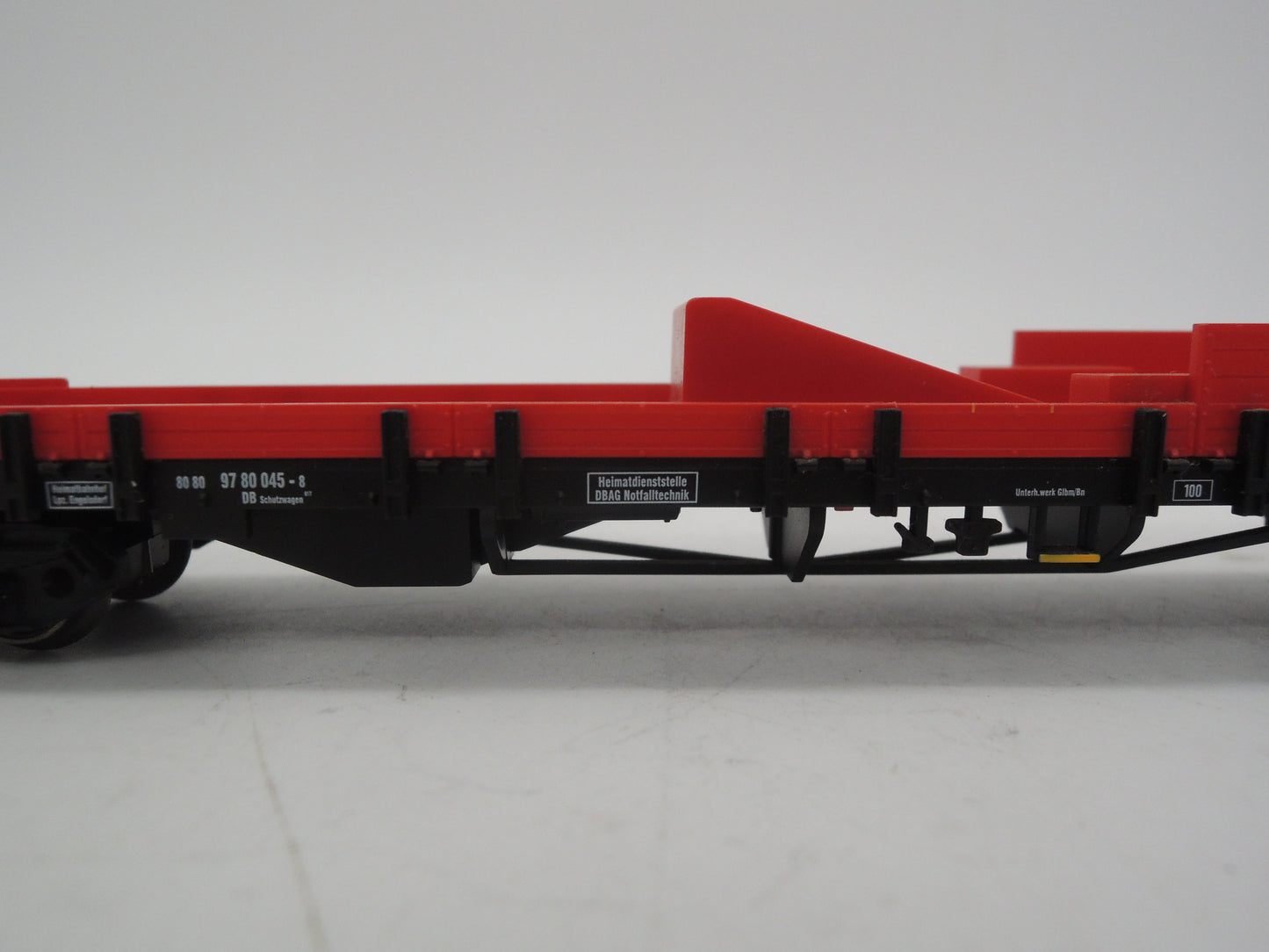 Märklin H0 - 49952 - 3-delige Goliath kraanset van de DB, digitaal stuurbaar, rood