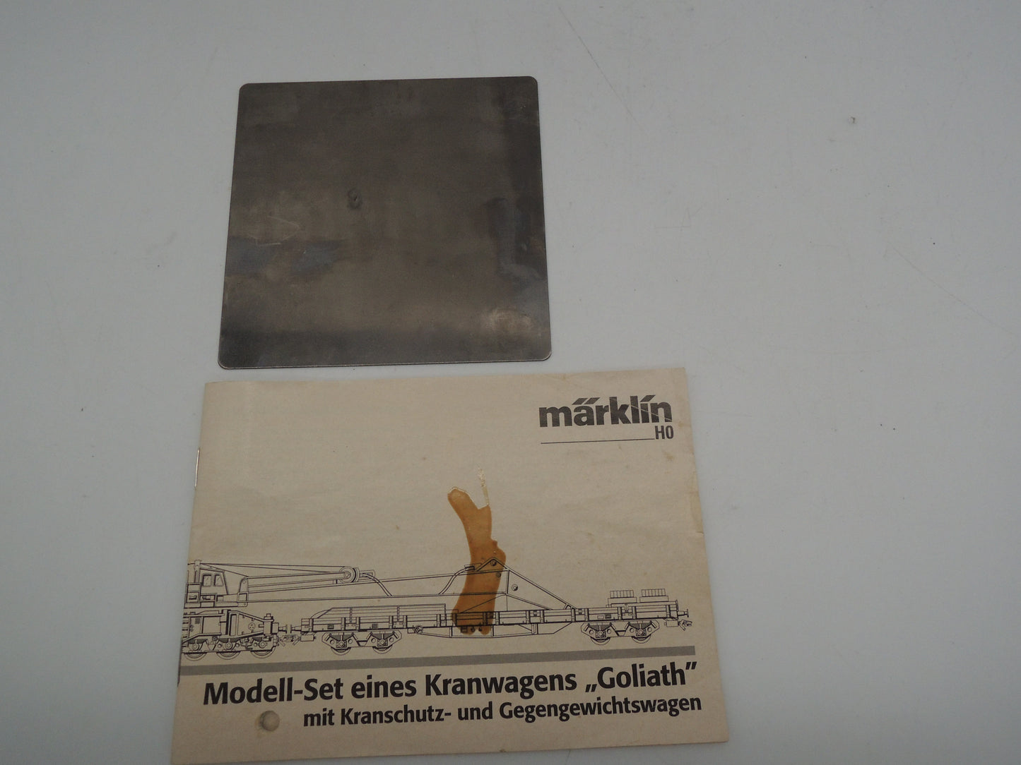 Märklin H0 - 49952 - 3-delige Goliath kraanset van de DB, digitaal stuurbaar, rood